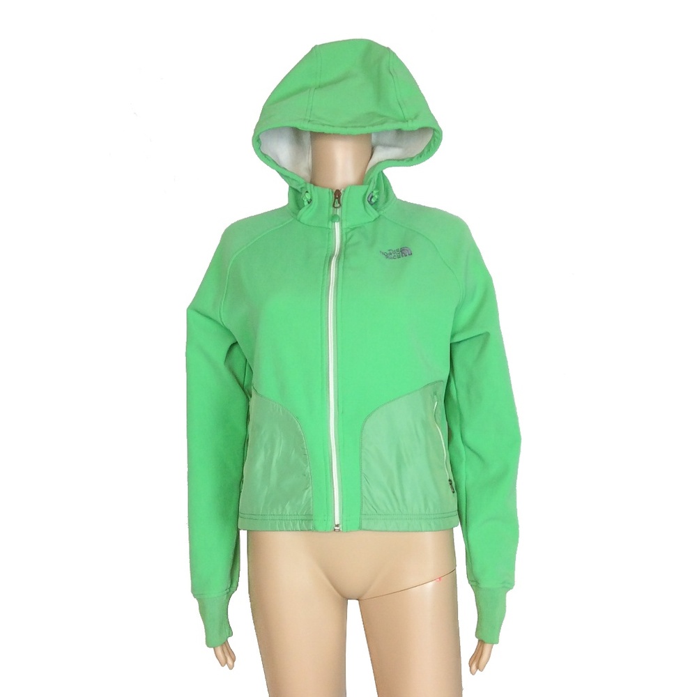Like new! North Face green Apex zip up jacket